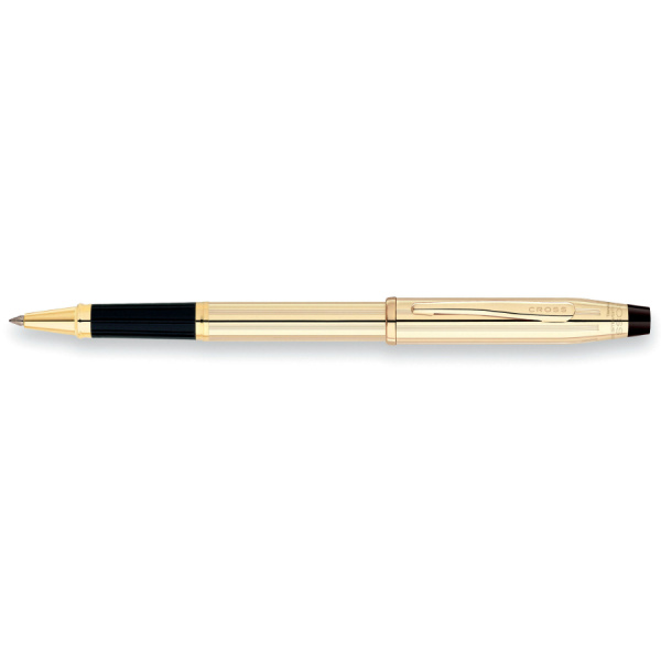 Ручка роллер Cross CENTURY II-10 KARAT ROLLED GOLD