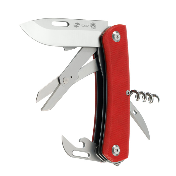 Нож перочинный Stinger FK-6G10-RED
