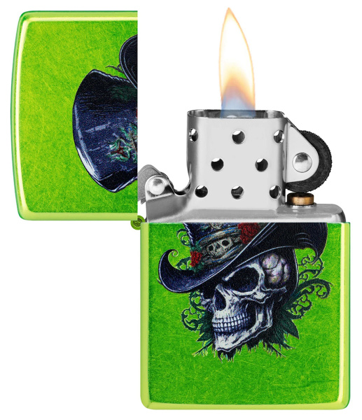 Зажигалка ZIPPO Steampunk Skeleton с покрытием Lurid™ 46709