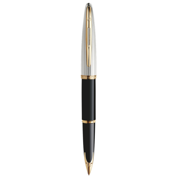 Ручка перьевая Waterman CARENE BLACK SILVER GT