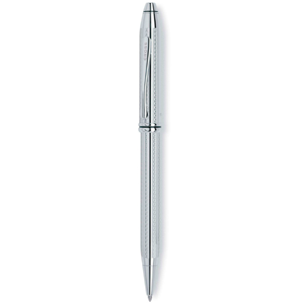 Ручка шариковая Cross TOWNSEND-PLATINUM PLATED