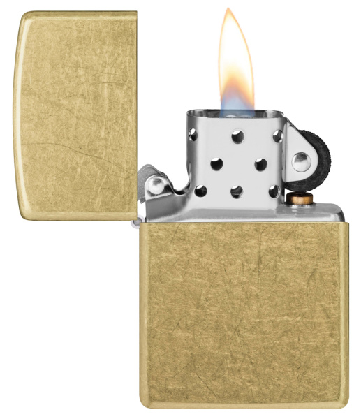 Зажигалка ZIPPO Classic Street Brass