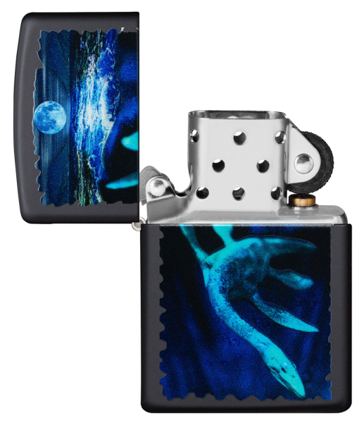 Зажигалка ZIPPO Lock Ness с покрытием Black Light 49697