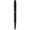 Перьевая ручка Parker IM Vibrant Rings F315 Flame Orange PVD, M