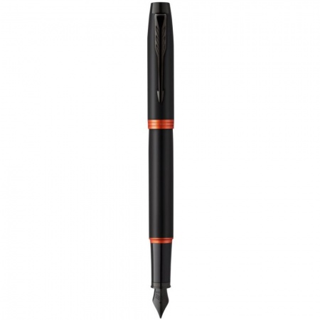 Перьевая ручка Parker IM Vibrant Rings F315 Flame Orange PVD, M