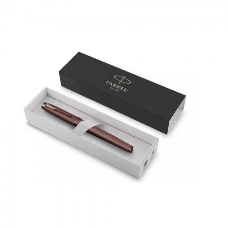 Ручка перьевая Parker IM Monochrome F328 Burgundy PVD M