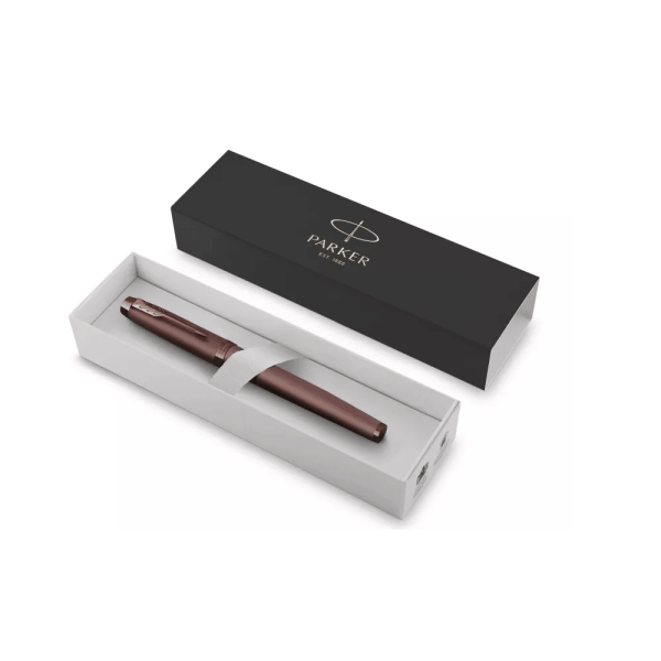 Ручка перьевая Parker IM Monochrome F328 Burgundy PVD M