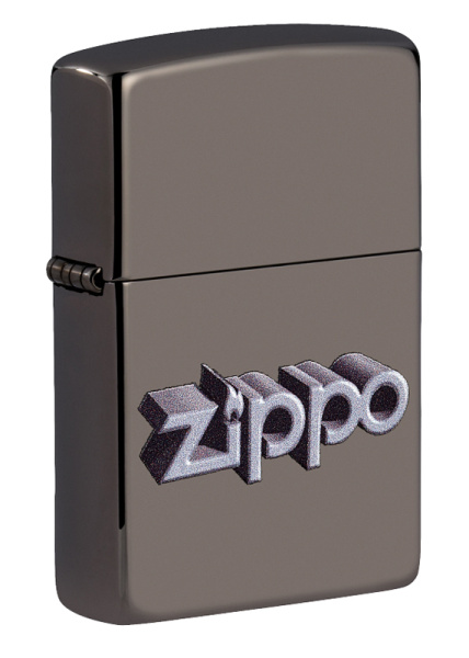 Зажигалка ZIPPO Zippo Design с покрытием Black Ice® 49417