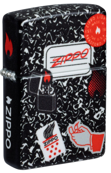 Зажигалка ZIPPO Notebook Design с покрытием 540 Matte 46707