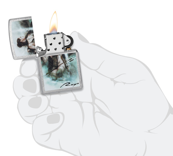 Зажигалка ZIPPO Luis Royo с покрытием Street Chrome 48962