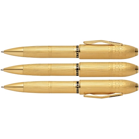 Ручка шариковая Cross PEERLESS CITIZEN LE LONDON-ROLLED GOLD