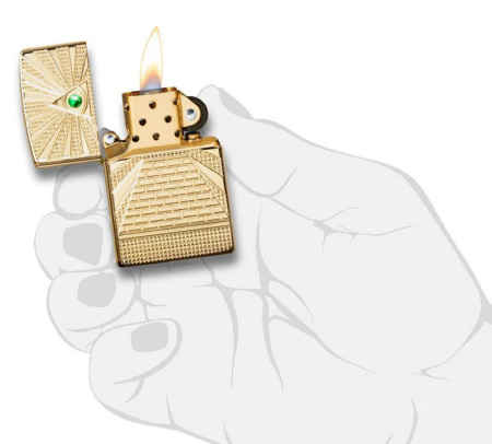 Зажигалка ZIPPO Armor™ с покрытием High Polish Brass 49060