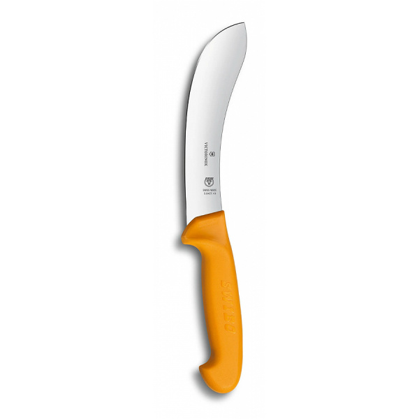 Нож Victorinox разделочный для снятия шкуры, лезвие 15 см, желтый