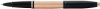Ручка-роллер Cross Calais Brushed Rose Gold Plate and Black Lacquer