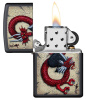 Зажигалка ZIPPO Dragon Ace с покрытием Black Matte 29840