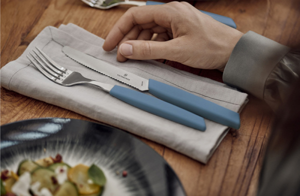 Набор из 24 столовых принадлежностей VICTORINOX Swiss Modern: 6 столовых ножей 6.9096.11W2.24
