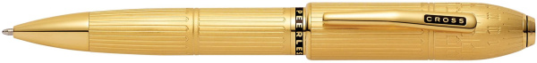 Шариковая ручка Cross Peerless Citizen LE London. Цвет - золотистый.