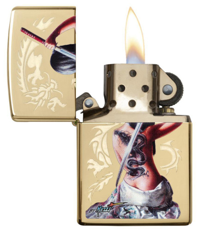 Зажигалка ZIPPO Mazzi® с покрытием High Polish Brass 29668