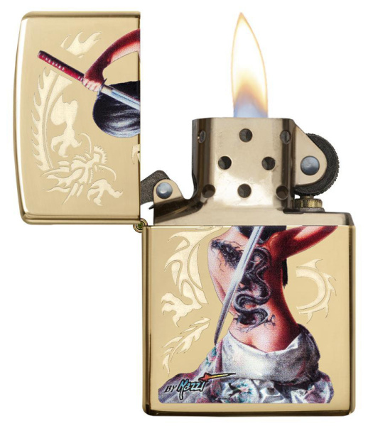 Зажигалка ZIPPO Mazzi® с покрытием High Polish Brass 29668