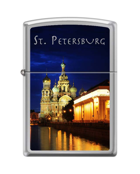 Зажигалка ZIPPO Храм Спаса-на-Крови 250 ST PETERSBURG CHURCH
