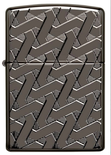 Зажигалка ZIPPO Armor™ с покрытием High Polish Black Ice® 49173