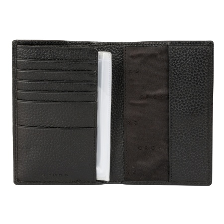 Бумажник для документов Cross Hudson Black, с ручкой Cross, черный