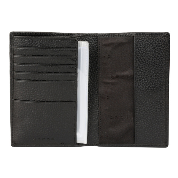 Бумажник для документов Cross Hudson Black, с ручкой Cross, черный