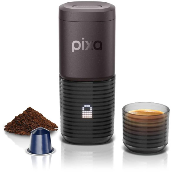 Электрическая портативная эспрессо машина Pixapresso Dark Burgundy