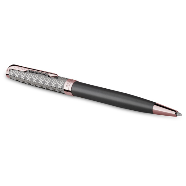 Ручка шариковая Parker "Sonnet Premium Metal&Grey PGT"