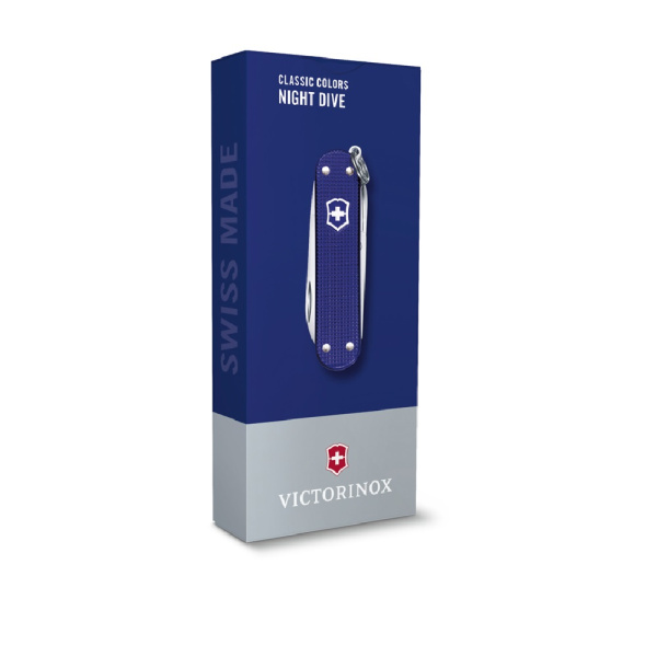 Нож-брелок Classic SD Alox Colors Night Dive VICTORINOX