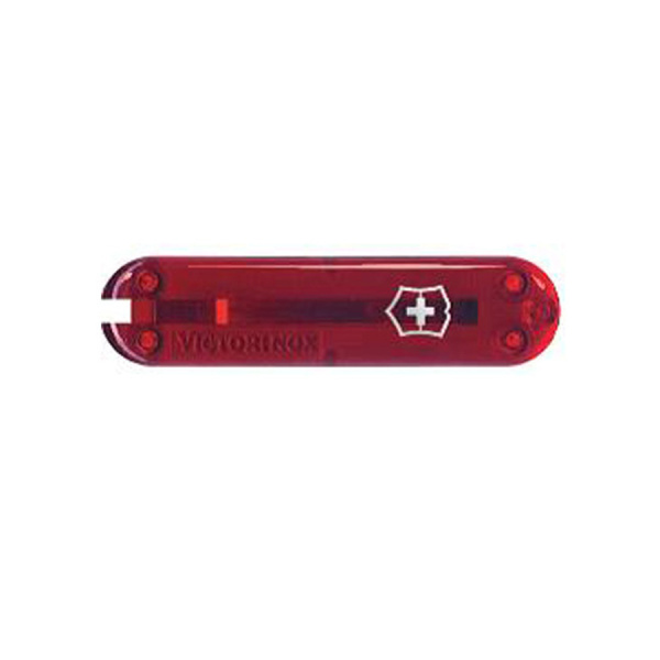 Передняя накладка для ножей VICTORINOX 58 мм, пластиковая, полупрозрачная красная