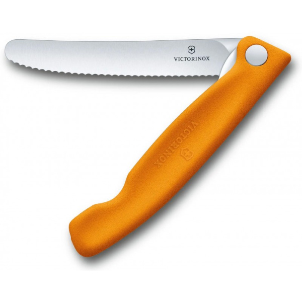Нож складной для овощей SwissClassic 11 см VICTORINOX Оранжевый