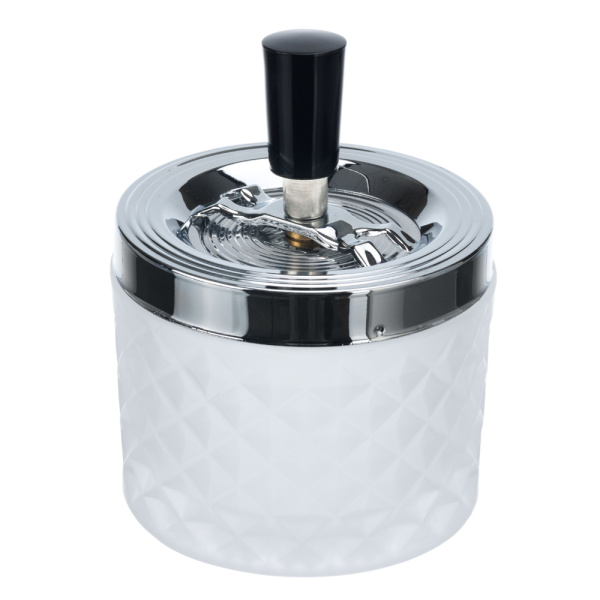 Пепельница S.Quire круглая BK916H-White