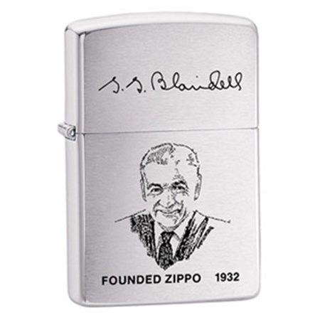 Зажигалка Zippo Brushed Chrome