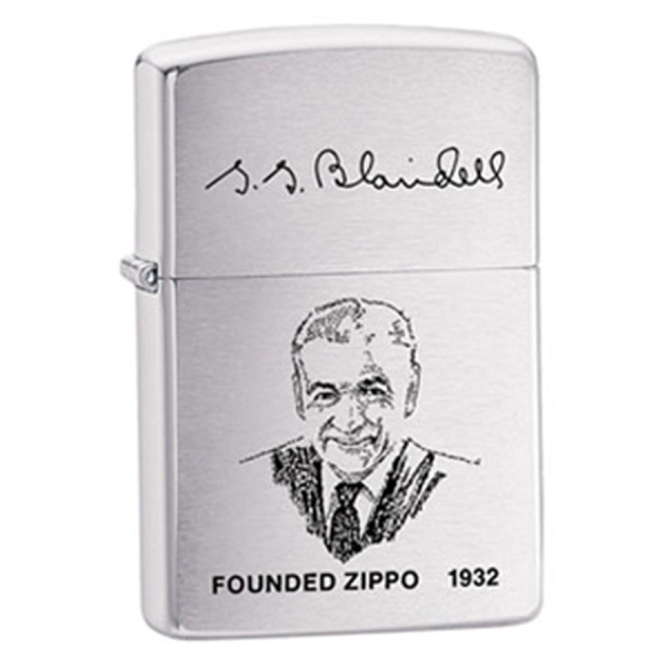 Зажигалка Zippo Brushed Chrome