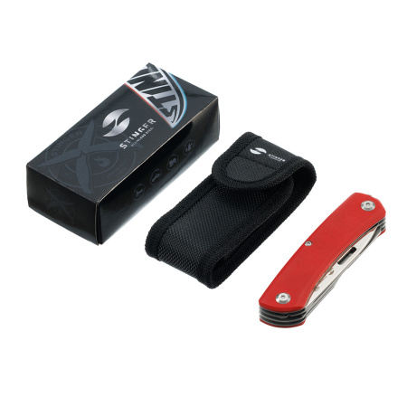 Нож перочинный Stinger FK-6G10-RED