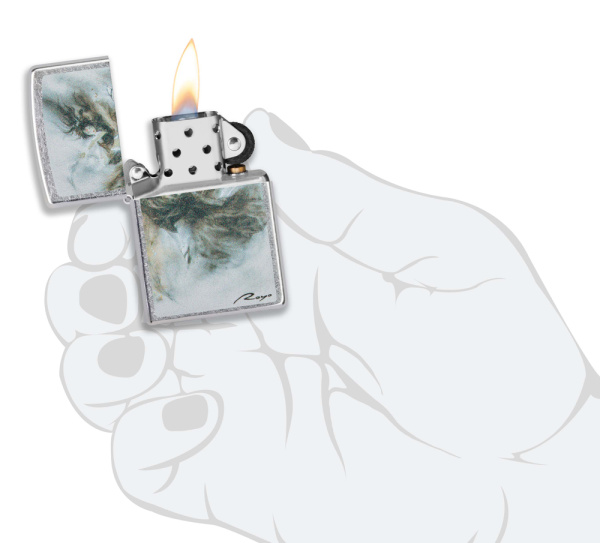 Зажигалка ZIPPO Luis Royo с покрытием Street Chrome 49766