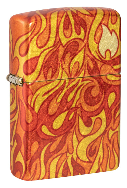 Зажигалка ZIPPO Fire с покрытием 540 Tumbled Brass 48981