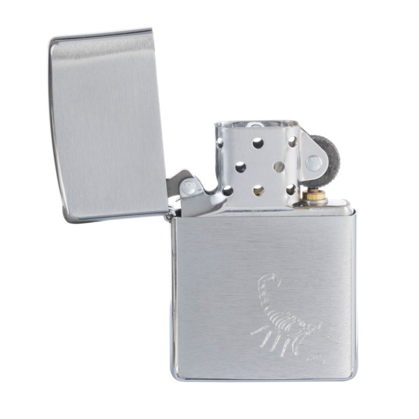 Зажигалка ZIPPO с покрытием Brushed Chrome 29684