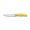 Нож Victorinox для стейков и пиццы, 12 см волнистое, желтый