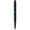 Ручка-роллер Parker IM Vibrant Rings T315 Marine Blue PVD, F
