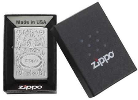 Зажигалка ZIPPO Crown Stamp™ с покрытием High Polish Chrome 24751