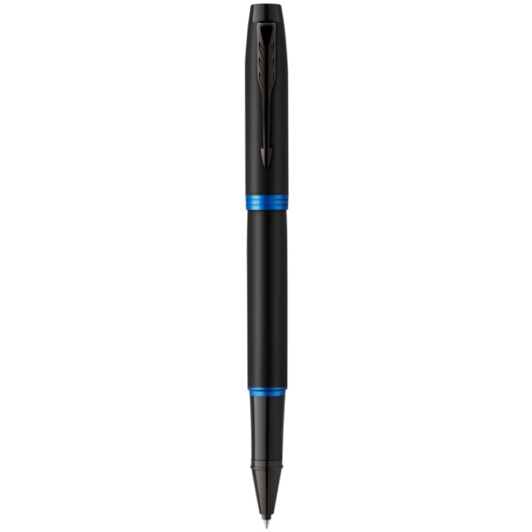 Ручка-роллер Parker IM Vibrant Rings T315 Marine Blue PVD, F