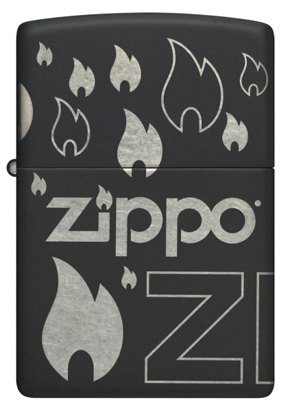 Зажигалка ZIPPO Classic с покрытием Black Matte 48908