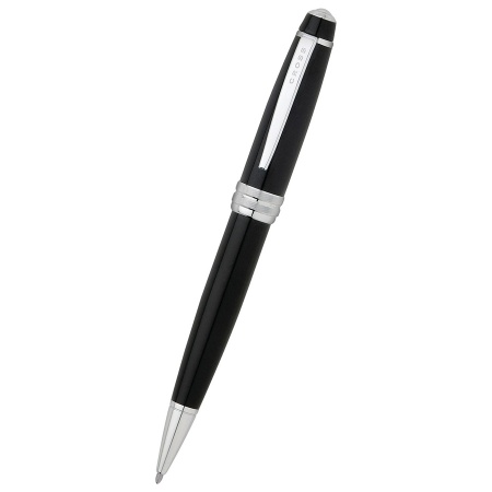 Набор подарочный Cross Bailey - Black Lacquer, шариковая ручка + чехол