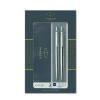 Подарочный набор Parker: Ручка шариковая + карандаш Parker Jotter Core - Stainless Steel GT