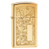 Зажигалка Zippo Slim Venetian Brass