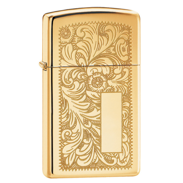 Зажигалка Zippo Slim Venetian Brass