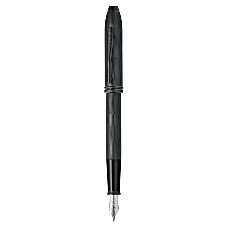 Перьевая ручка Cross Townsend - Black Micro Knurl, F