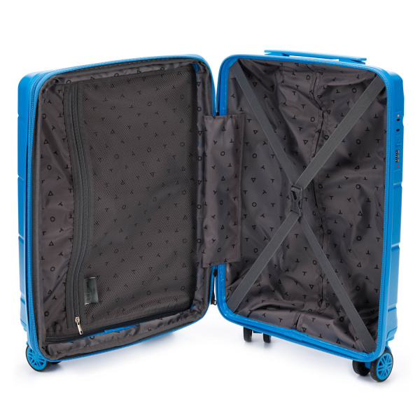 Чемодан TORBER В Отпуск T1908S-Blue